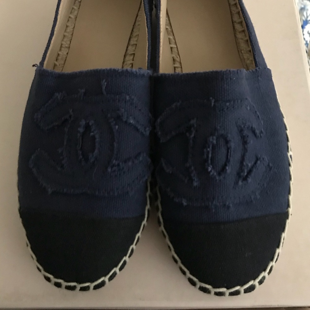 Authentic Chanel Espadrilles Shoes